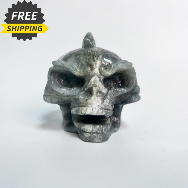 Natural Crystal Collectibles Labradorite Skull (CHD2)
