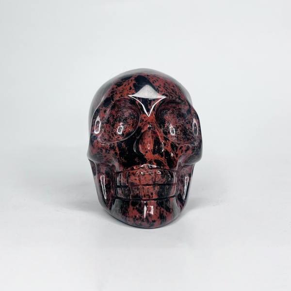 Natural Crystal Collectibles Mahogany Obsidian Skull  CHMOS1