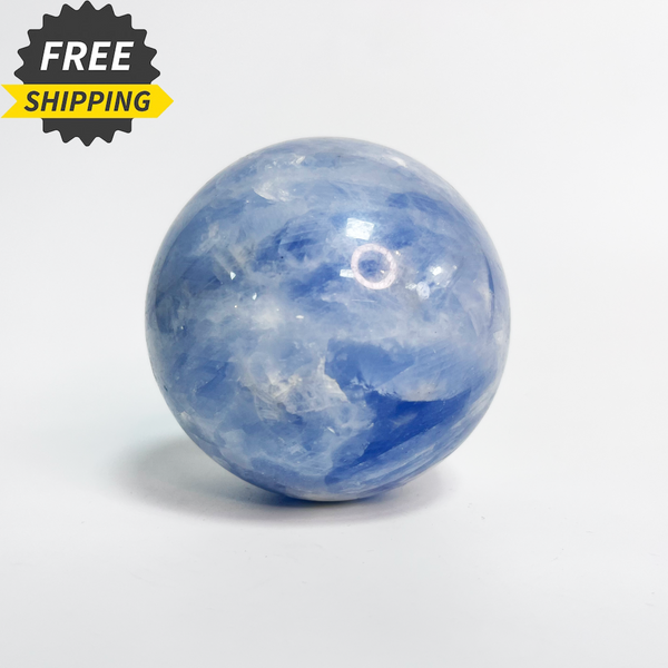 Natural Crystal Collectibles Celestite Sphere (CHD3)