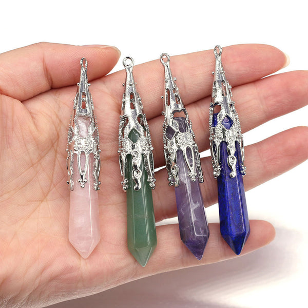 Natural Spiritual Crystal Necklace Pendant - style F
