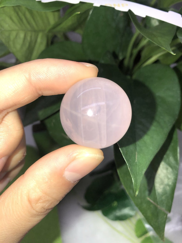 Natural Spiritual Crystal Spheres - Rose Quartz