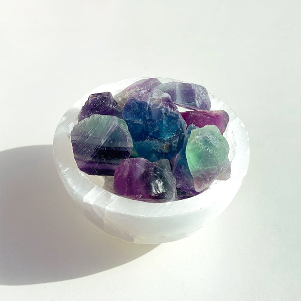 Natural Spiritual Crystal Chunks - Multicolor Fluorite
