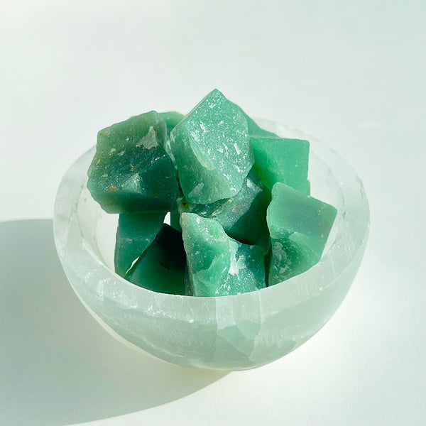 Natural Spiritual Crystal Chunks - Green Aventurine