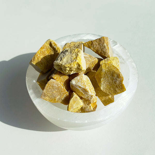Natural Spiritual Crystal Chunks - Yellow Aventurine