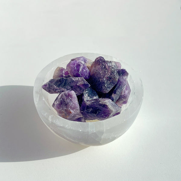 Natural Spiritual Crystal Chunks - Amethyst