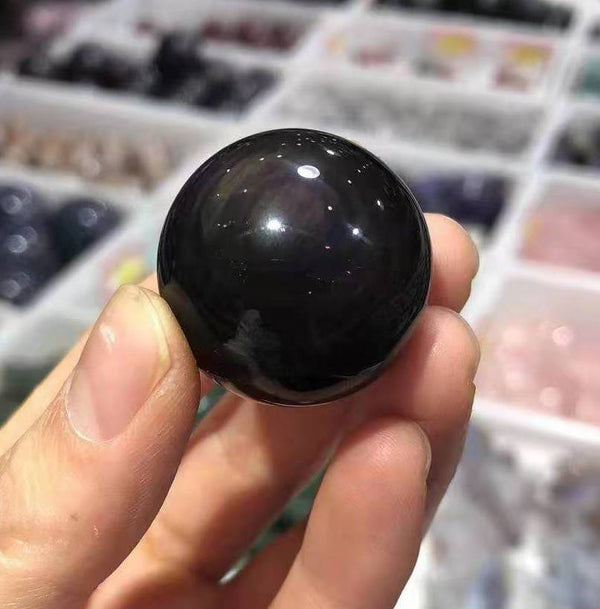 Natural Spiritual Crystal Spheres - Obsidian