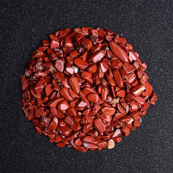 Crystal Stones Tumbled Chips Crushed Stone - Red jasper