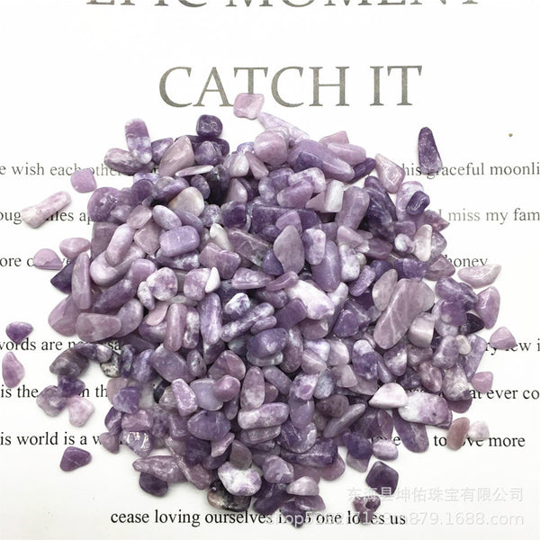 Crystal Stones Tumbled Chips Crushed Stone - Amethyst