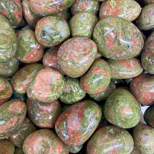 Unakite Tumbled Crystals