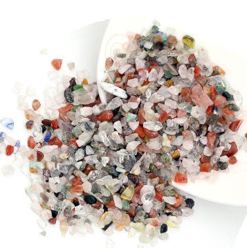 Crystal Stones Tumbled Chips Crushed Stone - Multiple Materials